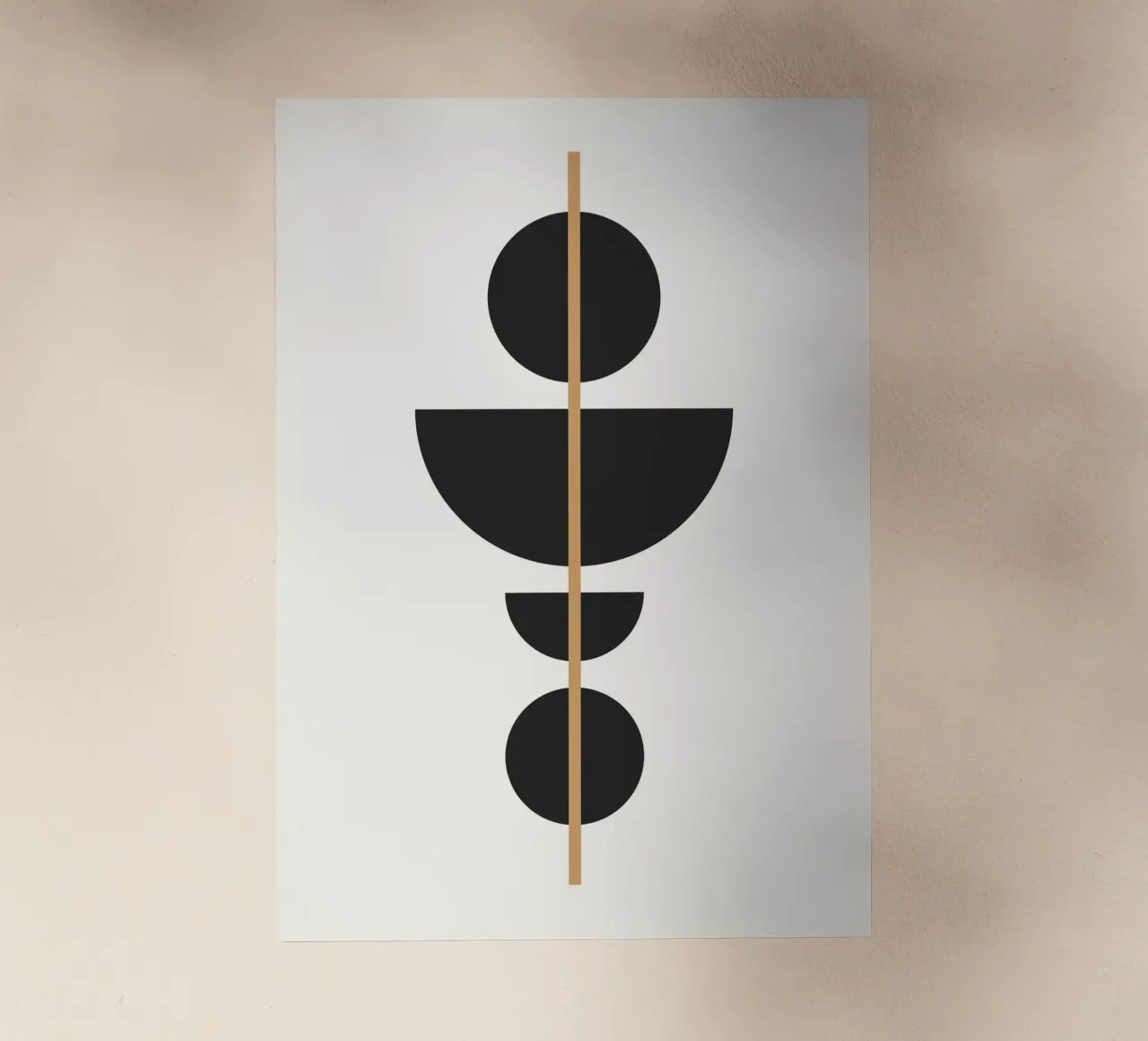 Astratto Boho metà secolo Pattern 05 pellicola backlit da Paigaam Studio