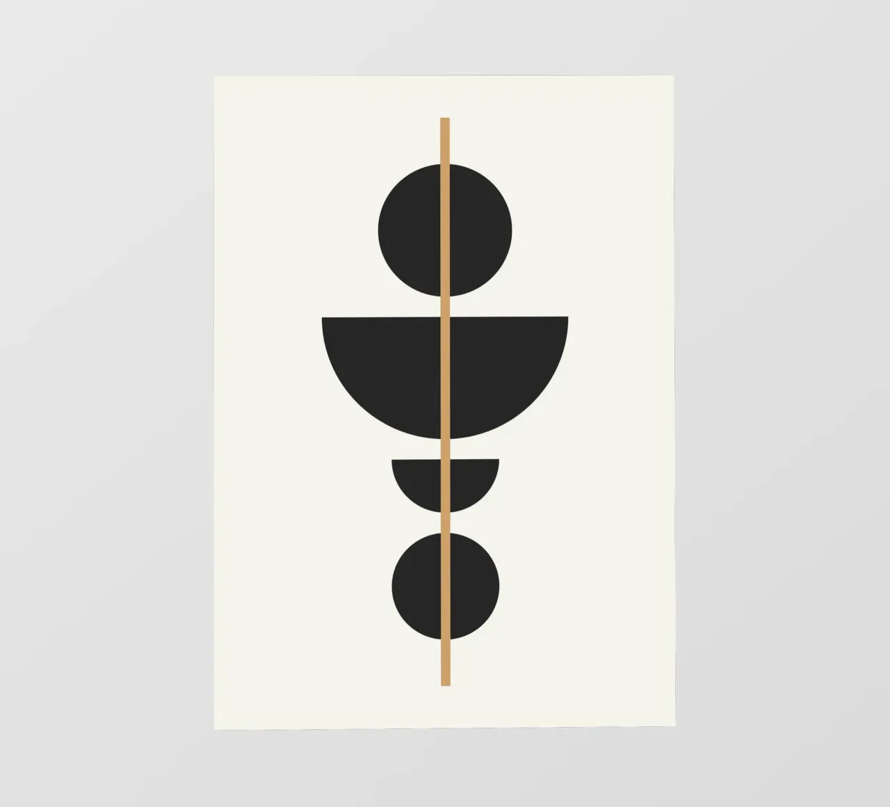 Astratto Boho metà secolo Pattern 05 pellicola backlit da Paigaam Studio