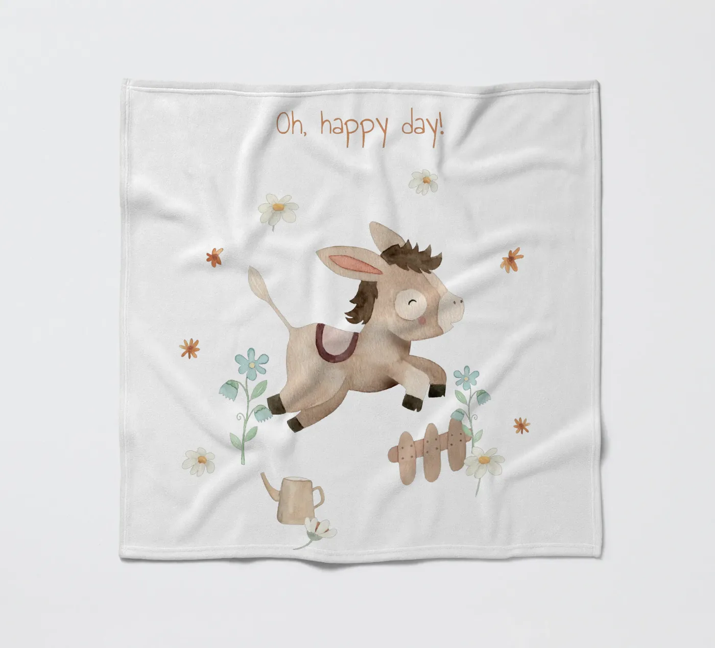 Eselchen fleecedeken van Sabrina Ziegenhorn