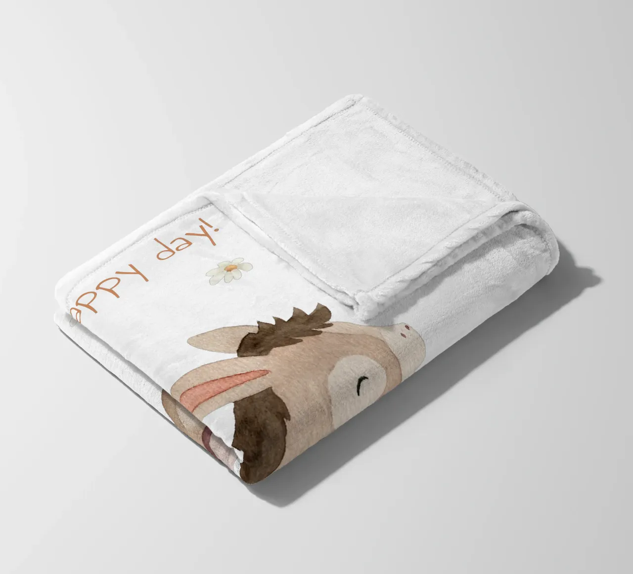 Eselchen Fleecedecke von Sabrina Ziegenhorn