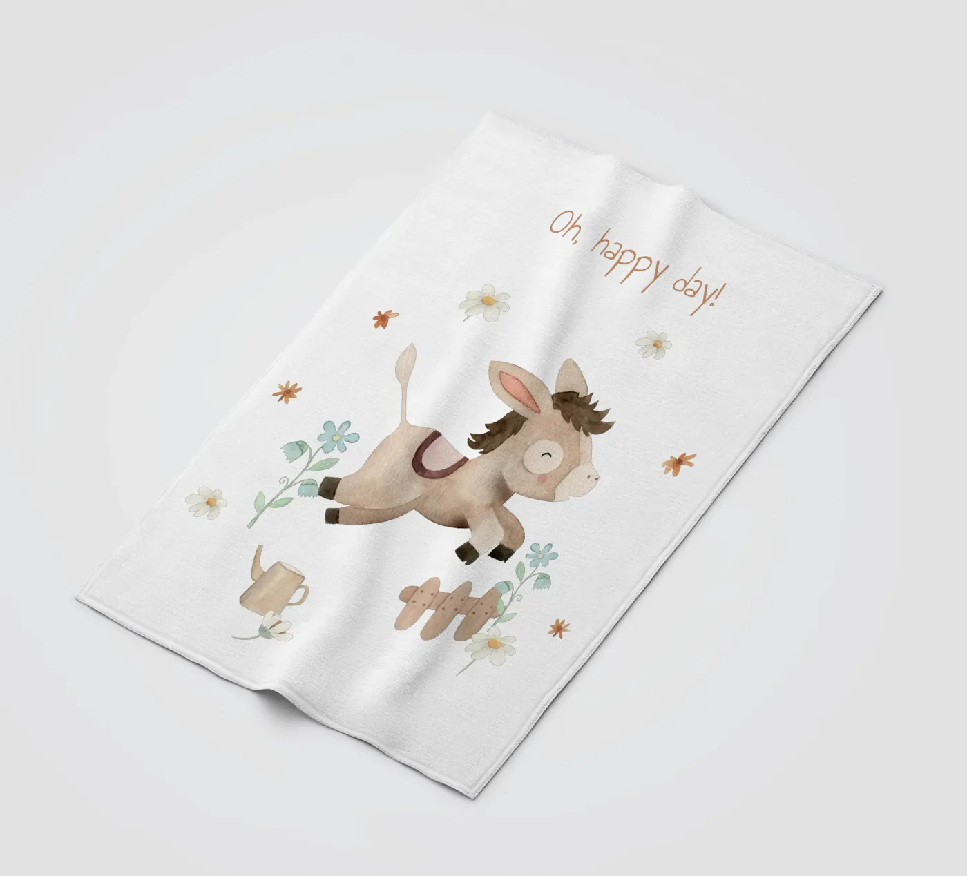 Eselchen fleecedeken van Sabrina Ziegenhorn