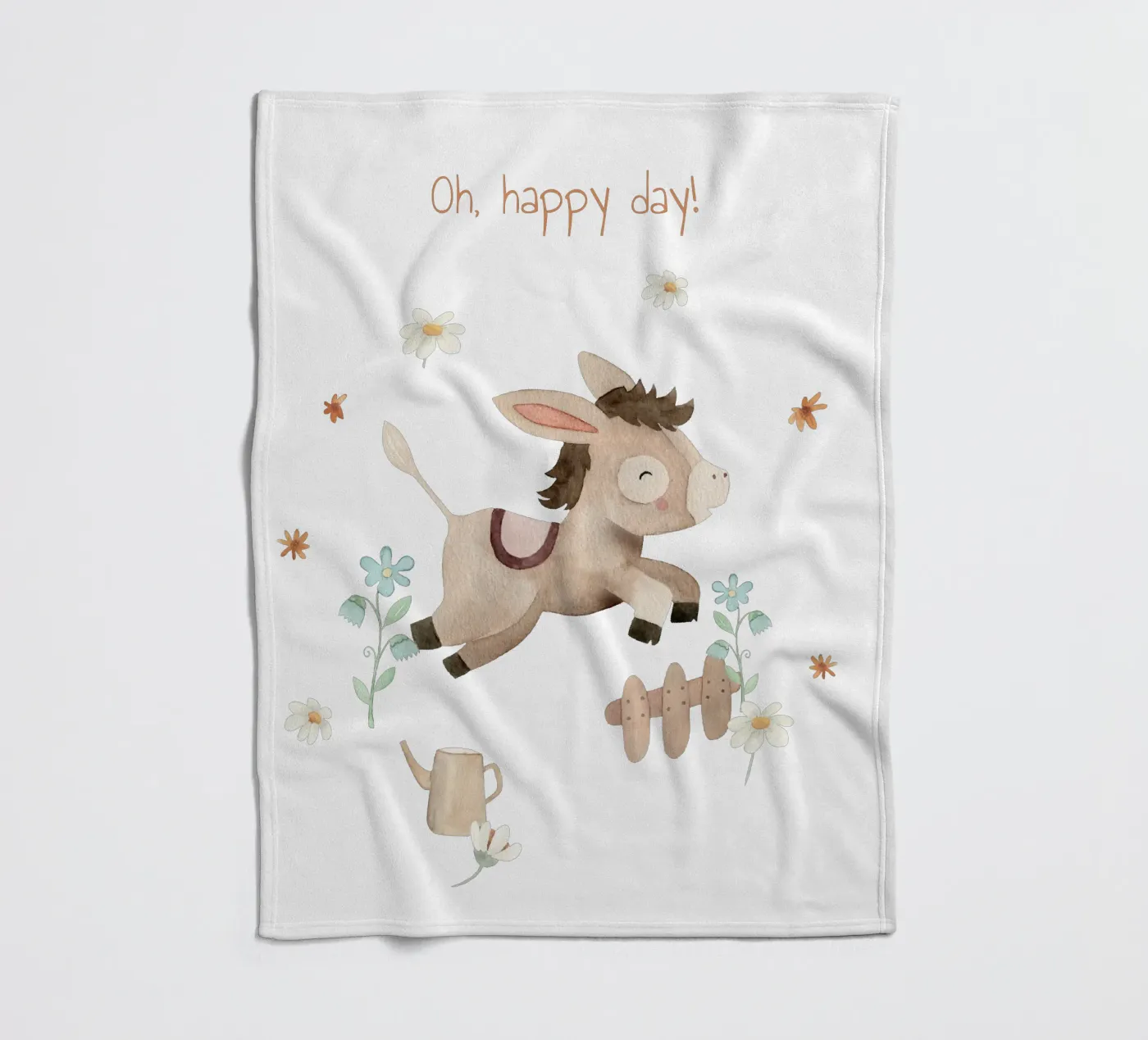 Eselchen fleecedeken van Sabrina Ziegenhorn