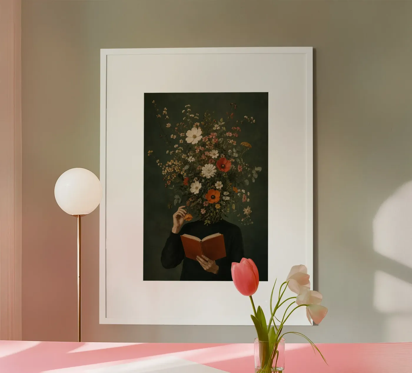 flower head poster by child learning