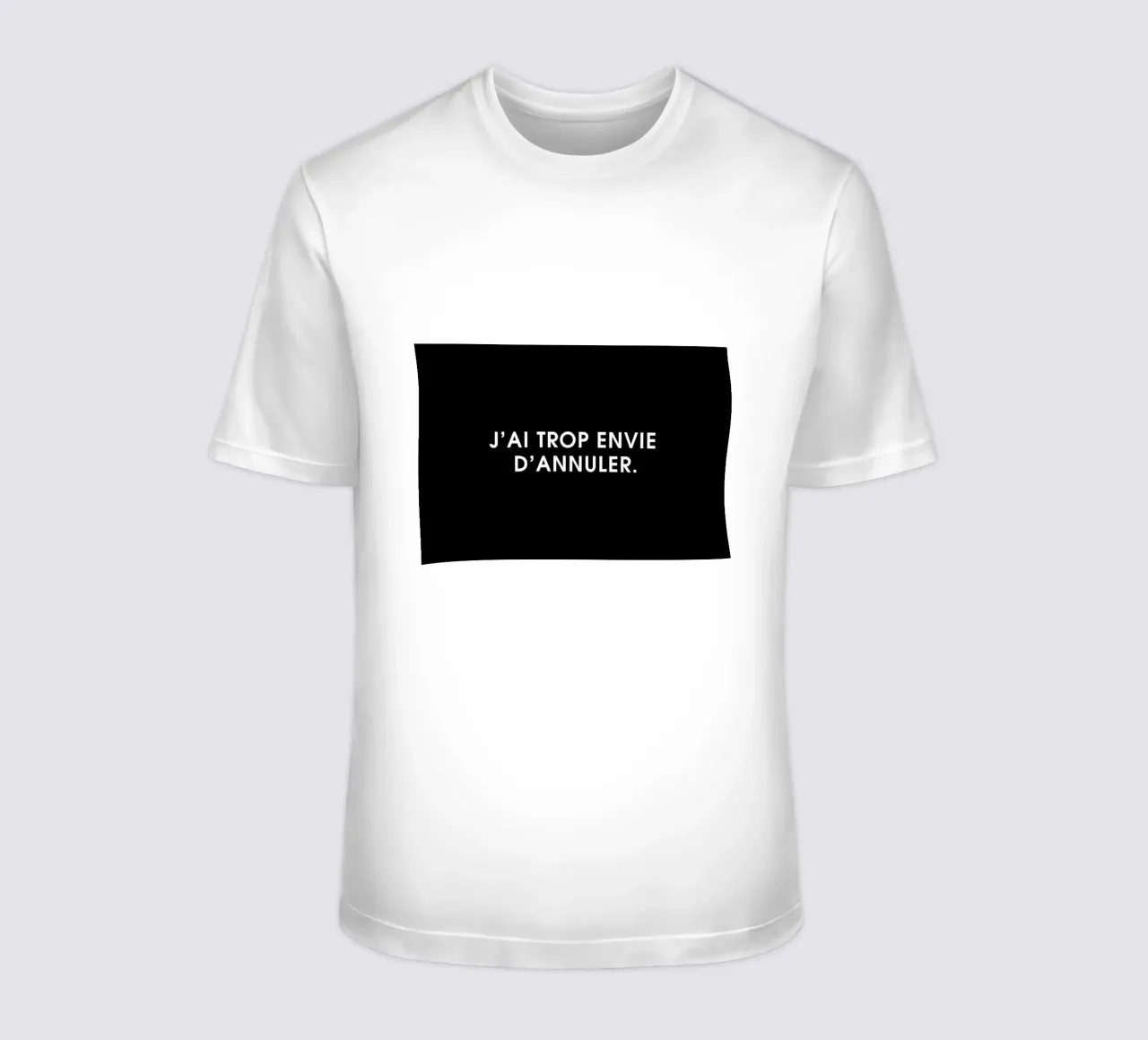 J'ai trop envie d'annuler - Black t-shirt da Intertitres