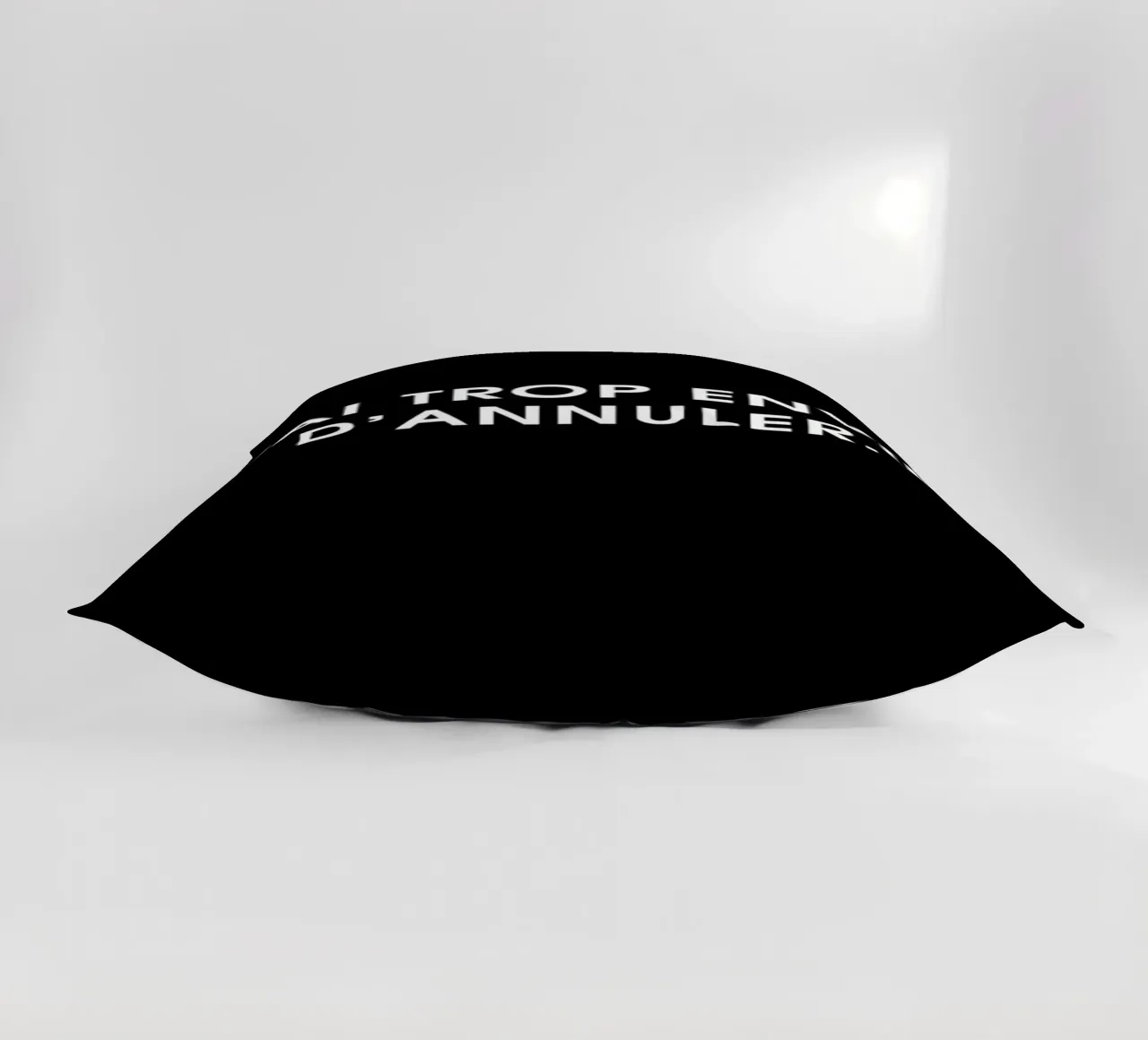 J'ai trop envie d'annuler - Black cuscino da Intertitres