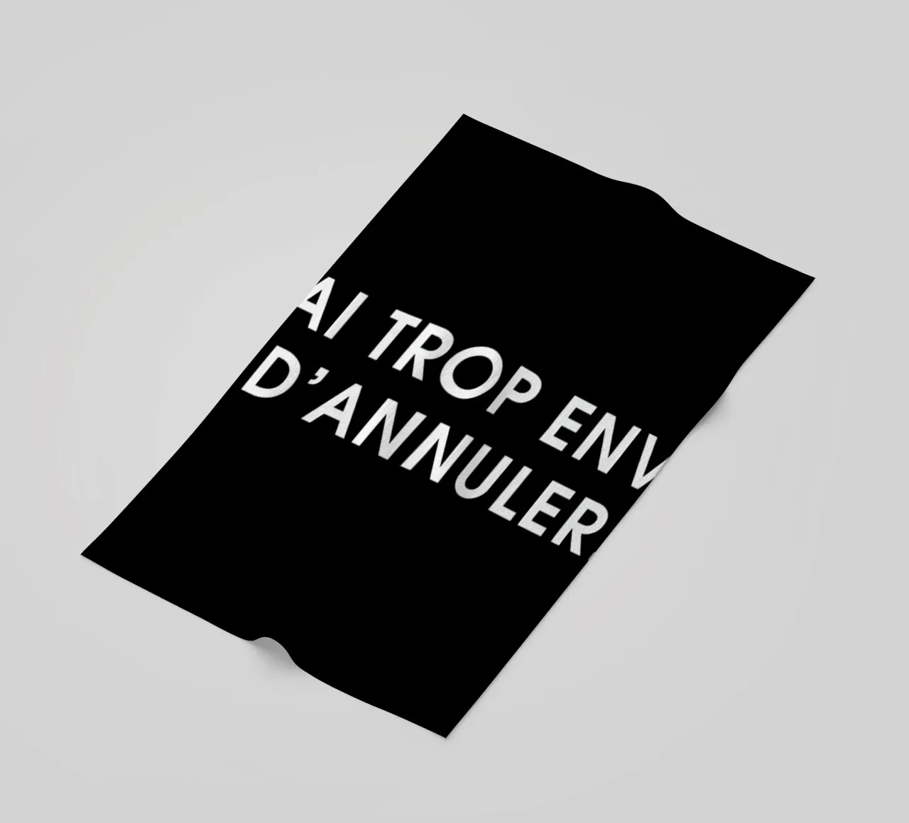 J'ai trop envie d'annuler - Black telo mare da Intertitres