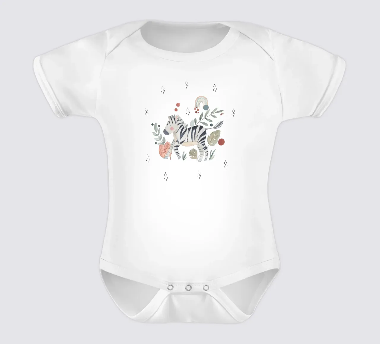 Zoe Zebra body neonato maniche corte da Sabrina Ziegenhorn