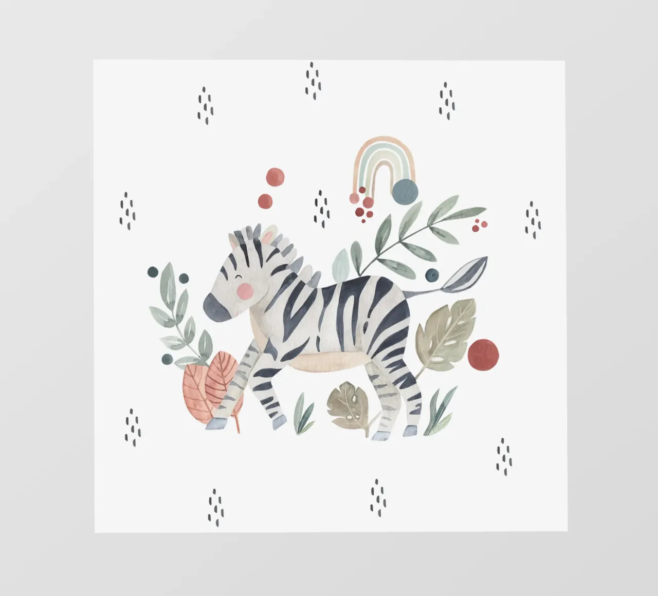 Zoe Zebra pvc cover by Sabrina Ziegenhorn