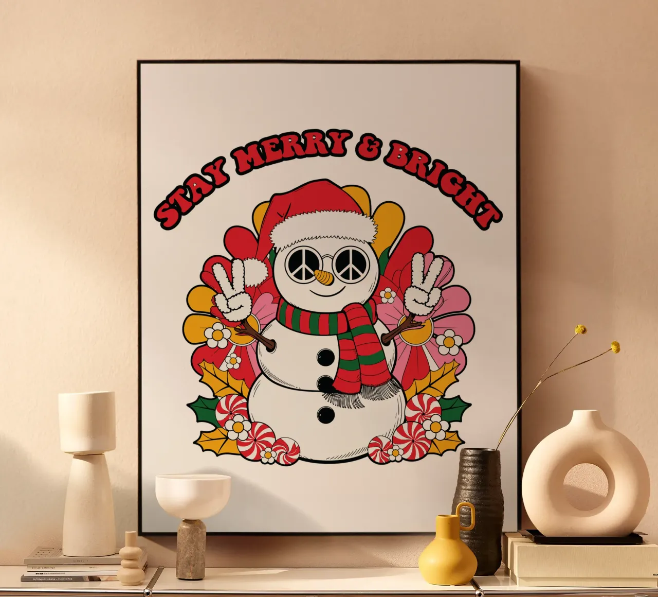 Stay Merry & Bright plexiglass da edsonramosart