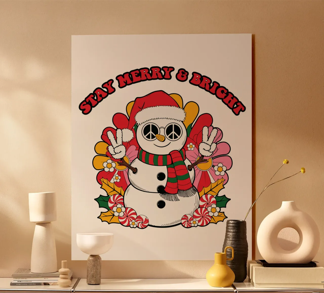 Stay Merry & Bright plexiglass da edsonramosart