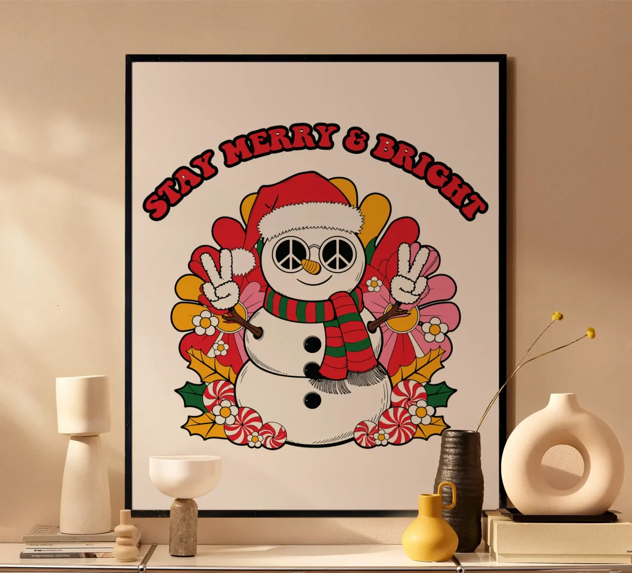 Stay Merry & Bright carta hahnemühle da edsonramosart