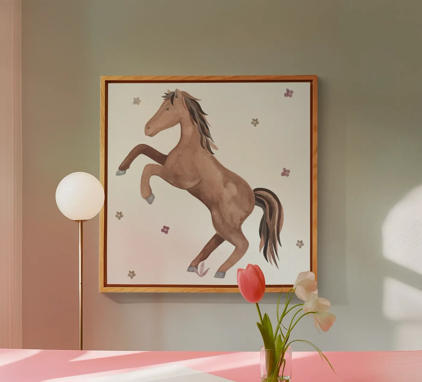 Horse Acryl-Glas von Sabrina Ziegenhorn