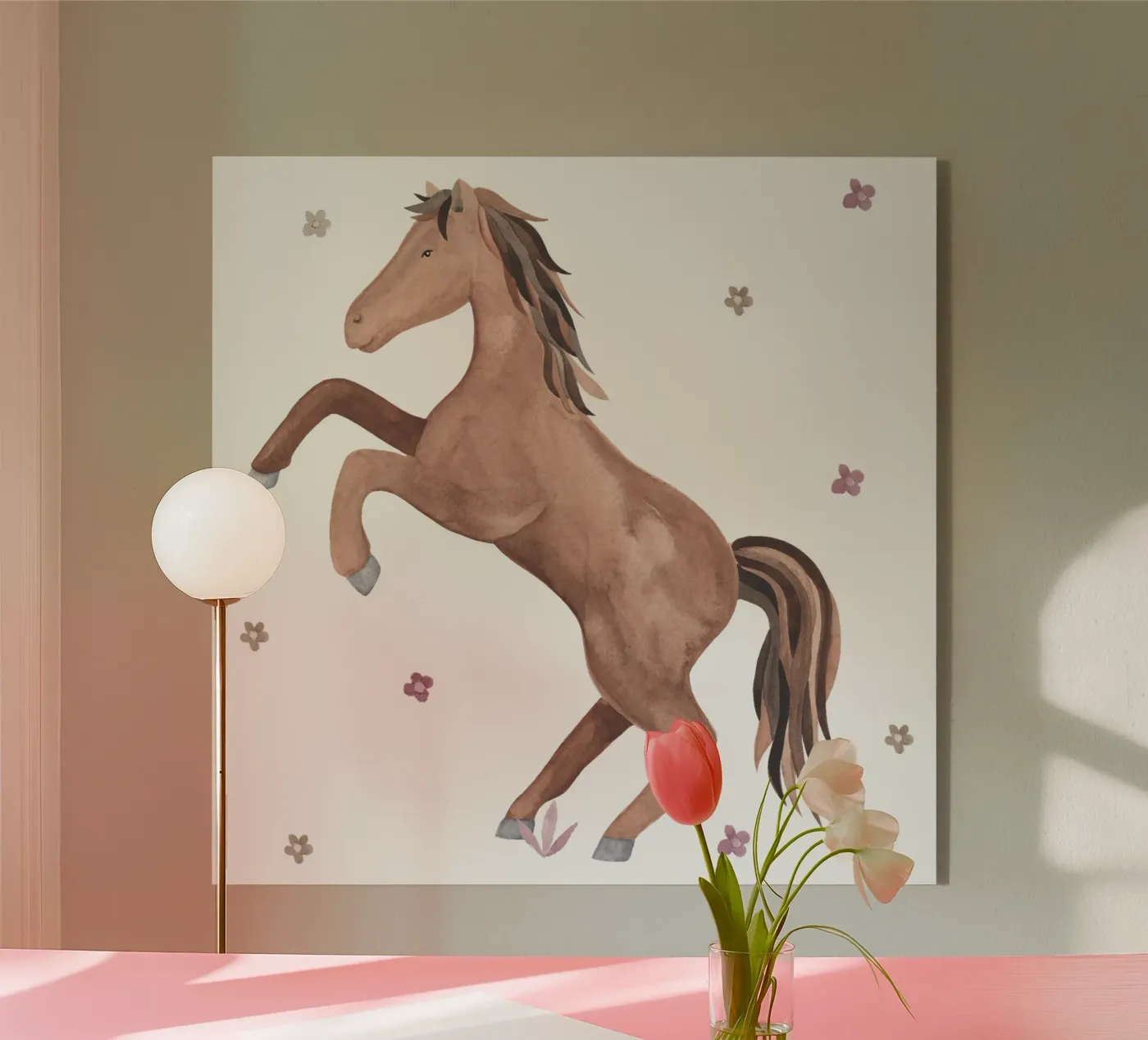 Horse Acryl-Glas von Sabrina Ziegenhorn