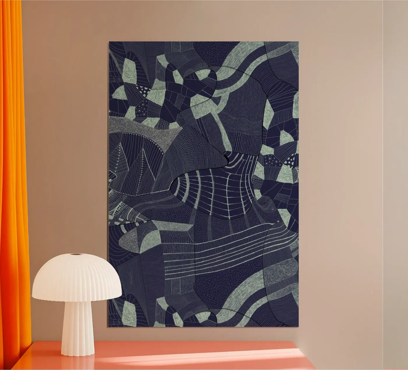 Bakiro Abstract Poster poster da Alexander Adiels