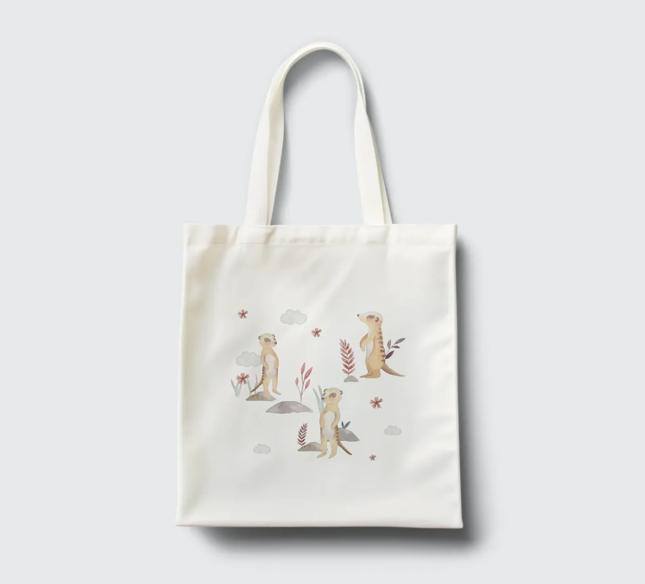 Meerkat tote bag by Sabrina Ziegenhorn