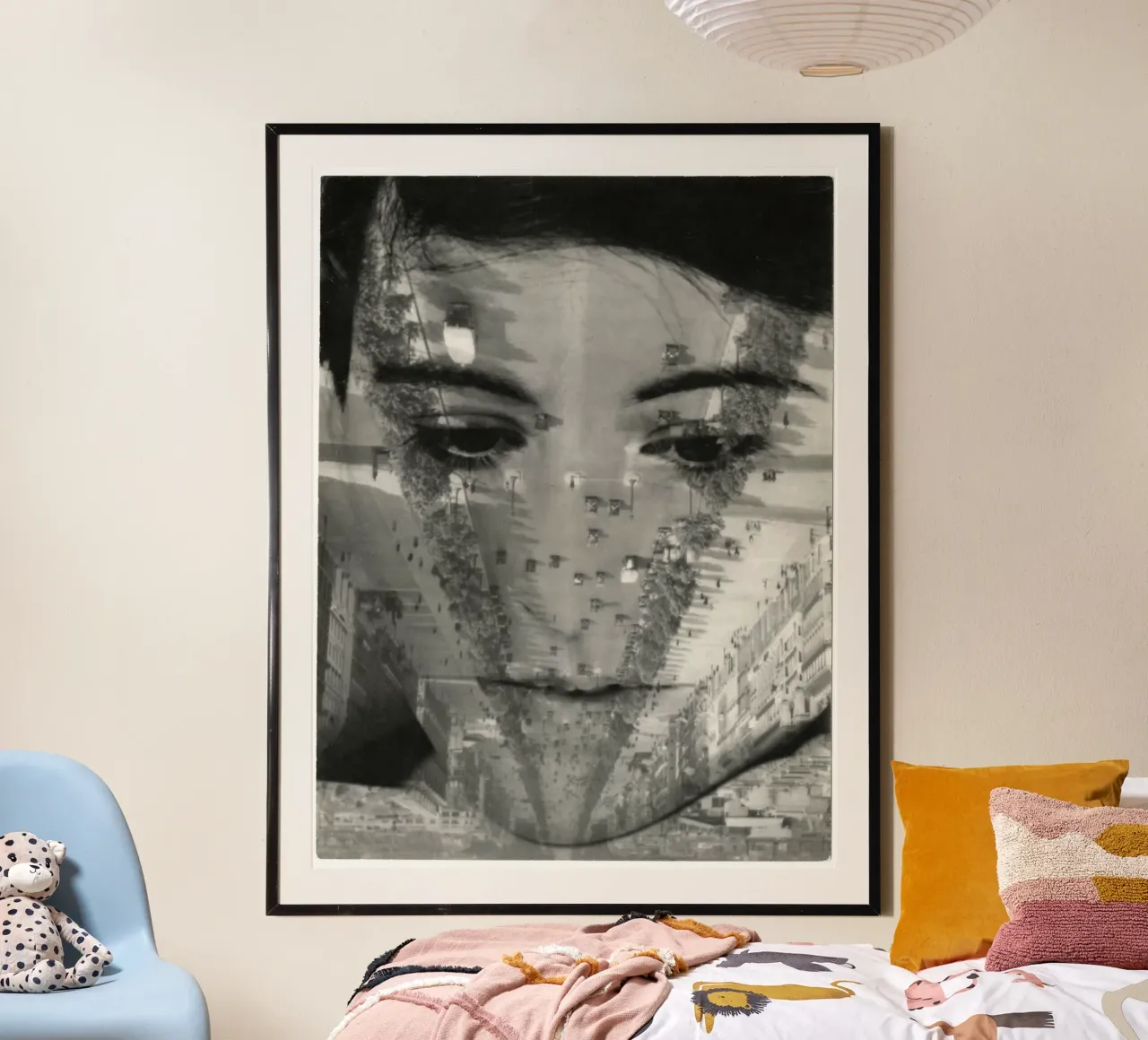 Aenne Biermann - Ritratto con gli Champs-Élyseés carta hahnemühle da ARTOTHEK