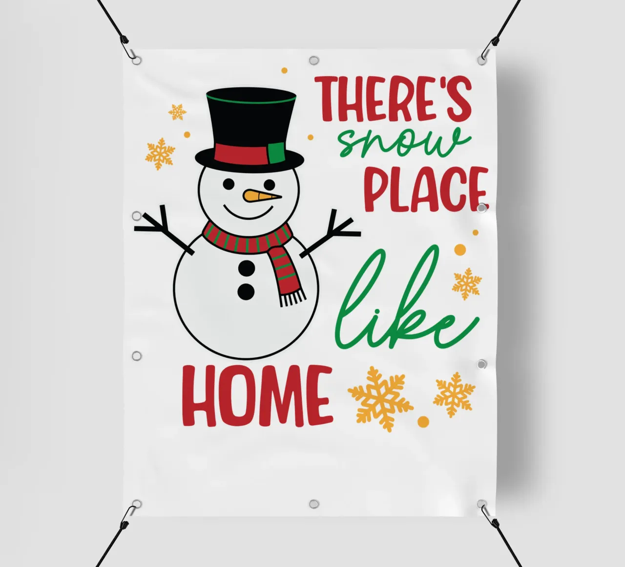 There's snow place like home telo in pvc da edsonramosart