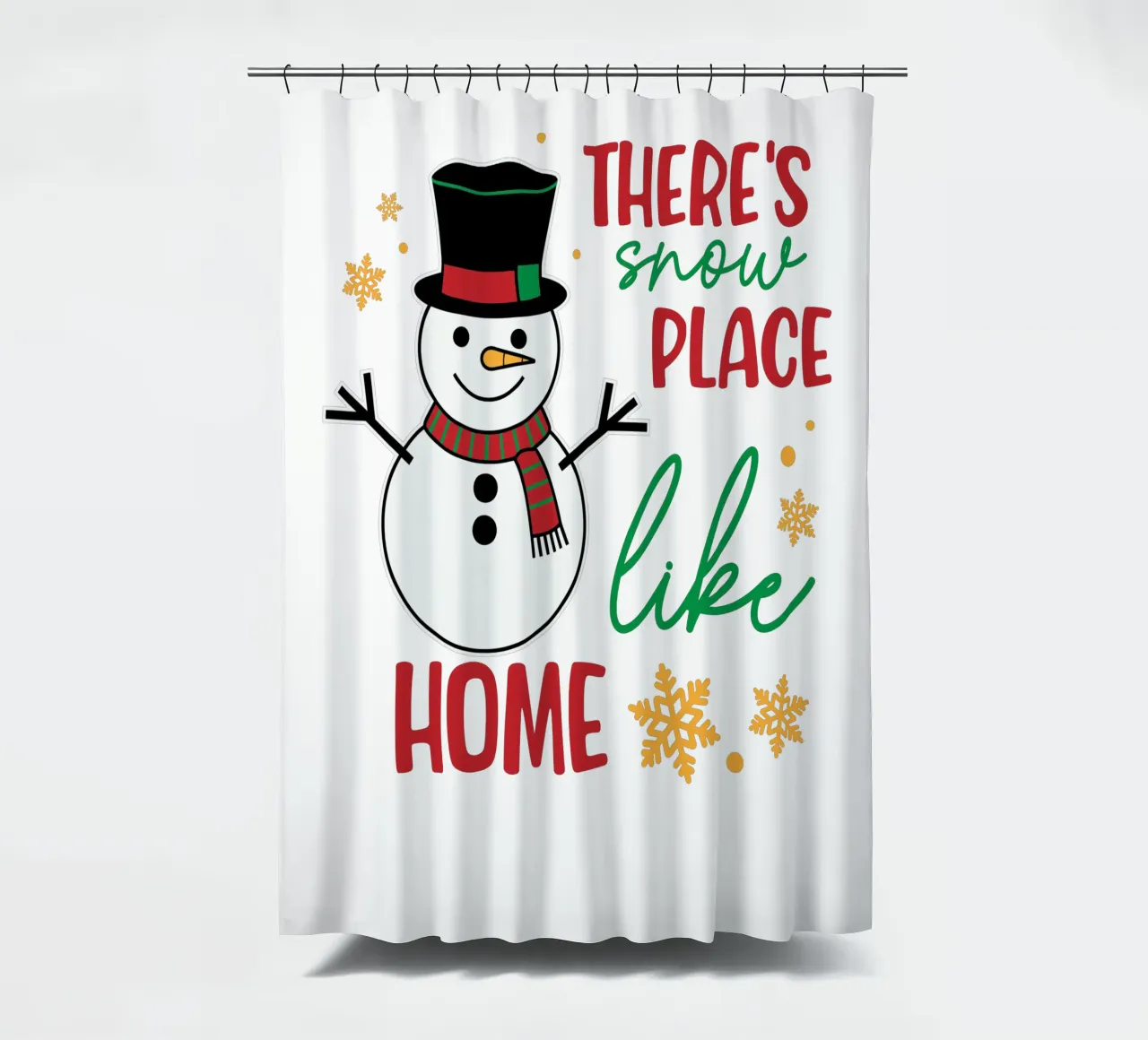 There's snow place like home tenda da doccia da edsonramosart