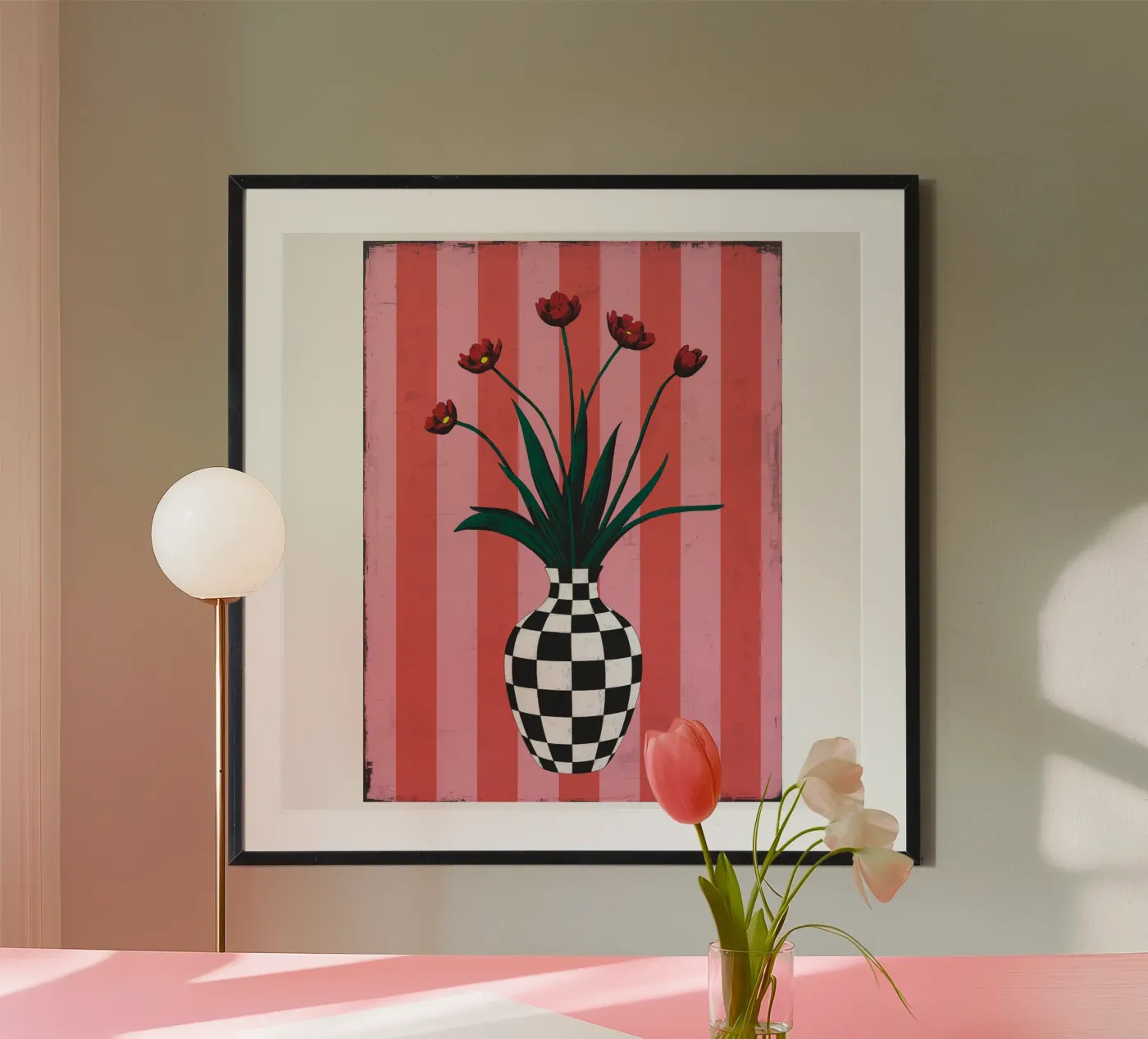 flower pot poster by Vanessa Freud