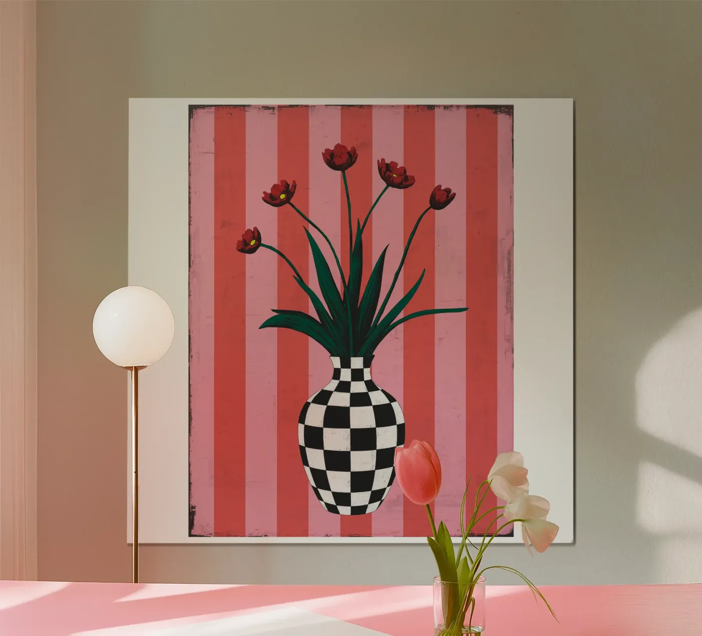 flower pot poster by Vanessa Freud