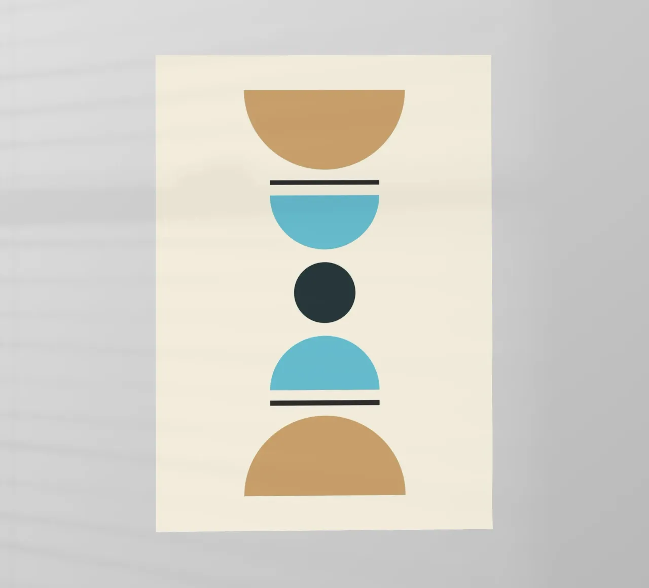 Astratto Boho metà secolo Pattern 06 pellicola backlit da Paigaam Studio