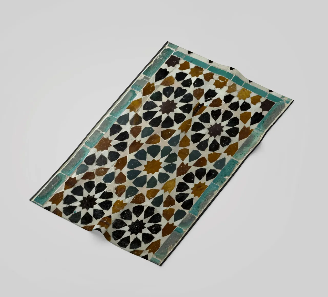 Mosaico di faience (Granada, Spagna) 14° secolo telo mare da ARTOTHEK