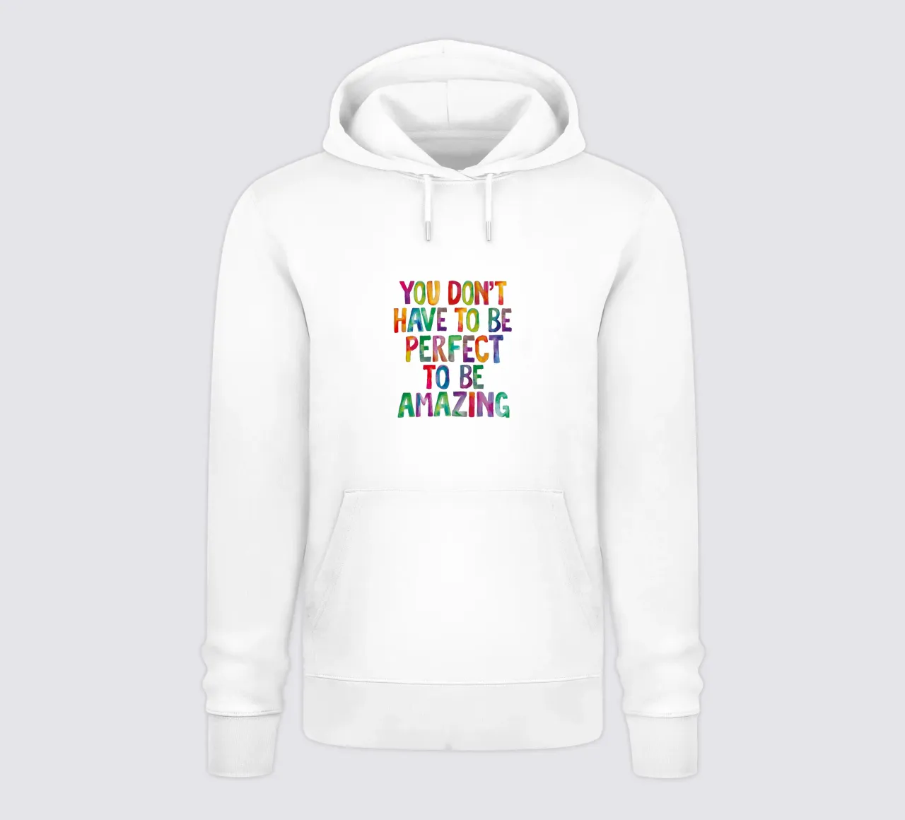 Non è necessario essere perfetti per essere straordinari Regenbogen Design felpa con cappuccio da THE MOTIVATED TYPE