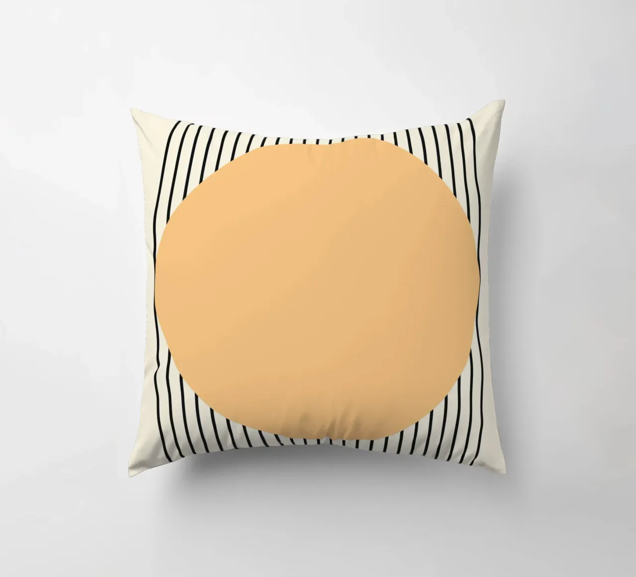 Abstract Boho mid century Pattern 08 decorative cushion by Paigaam Studio