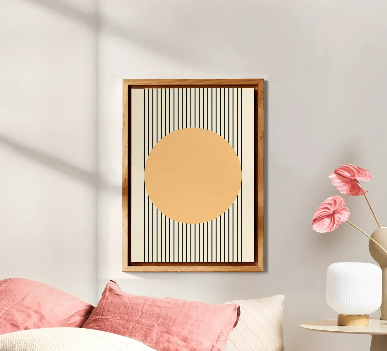 Astratto Boho metà secolo Pattern 08 alluminio dibond da Paigaam Studio