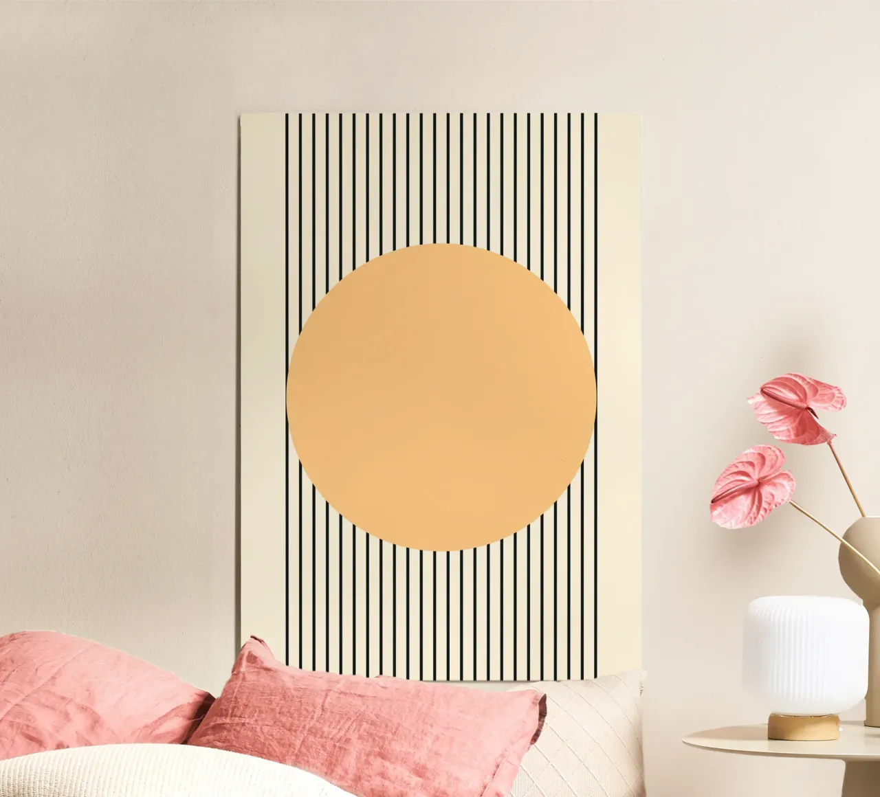 Astratto Boho metà secolo Pattern 08 poster da Paigaam Studio