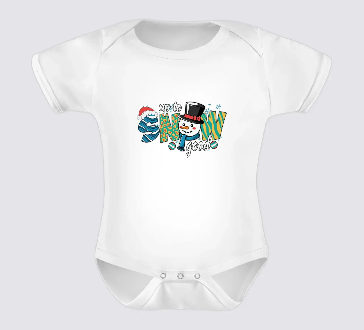 Up to snow good body neonato maniche corte da edsonramosart