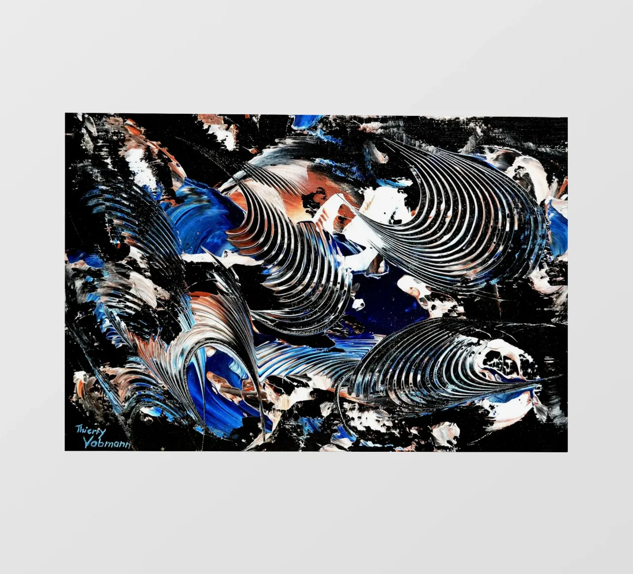 IDEAL GIFT 41 pellicola backlit da Thierry Vobmann Abstract painting