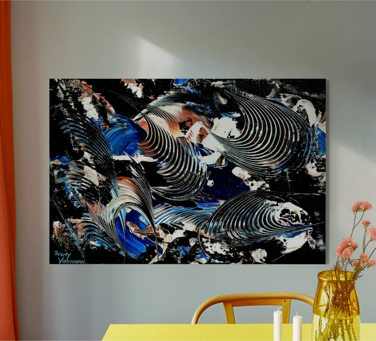 IDEAL GIFT 41 plexiglass da Thierry Vobmann Abstract painting