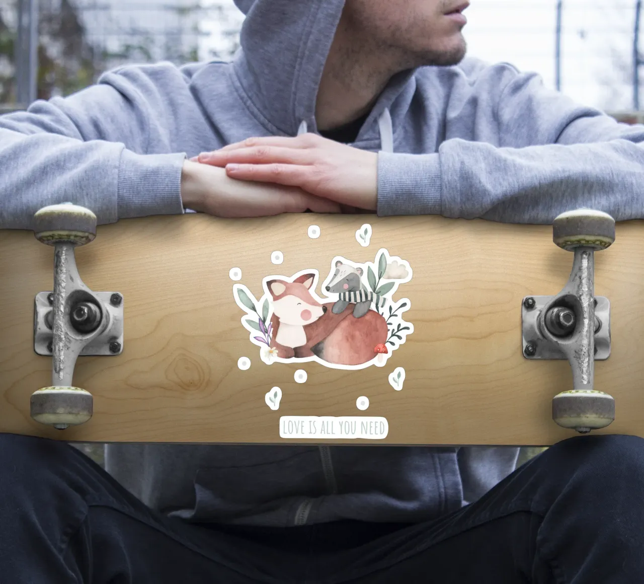Fuchs & Dachs Sticker von Sabrina Ziegenhorn