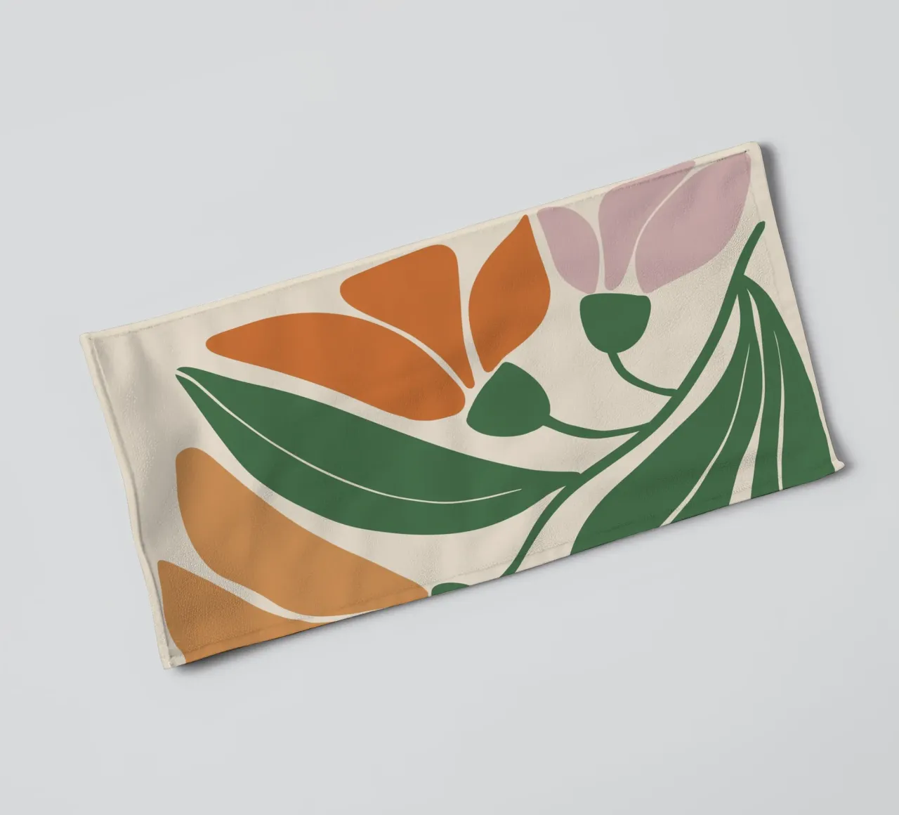 Three Flowers modern and minimalist asciugamano da bagno da LisaArtes