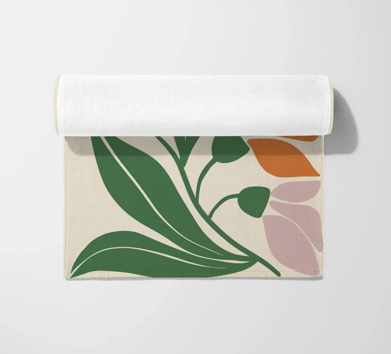 Three Flowers modern and minimalist telo mare da LisaArtes