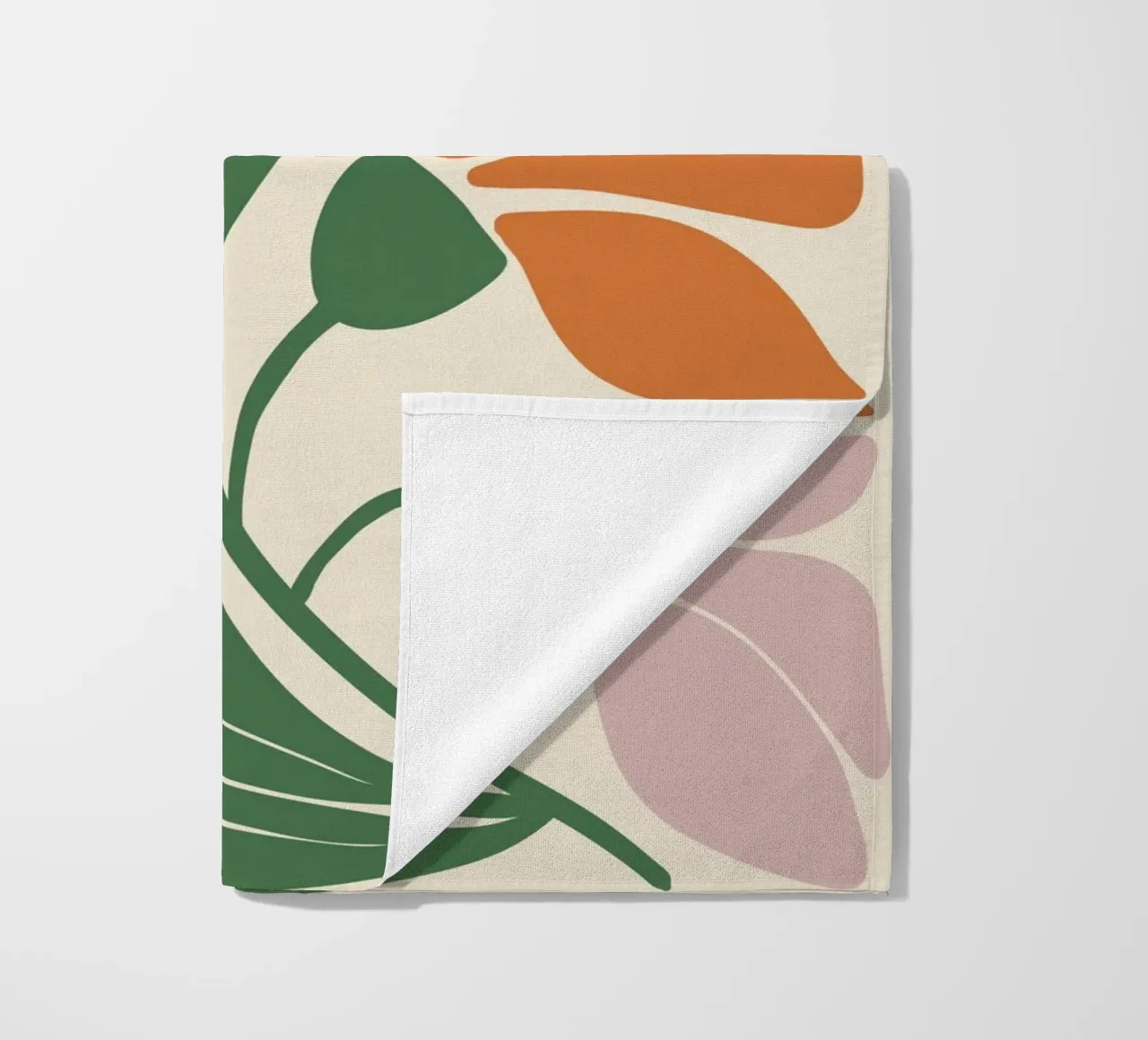 Three Flowers modern and minimalist telo mare da LisaArtes