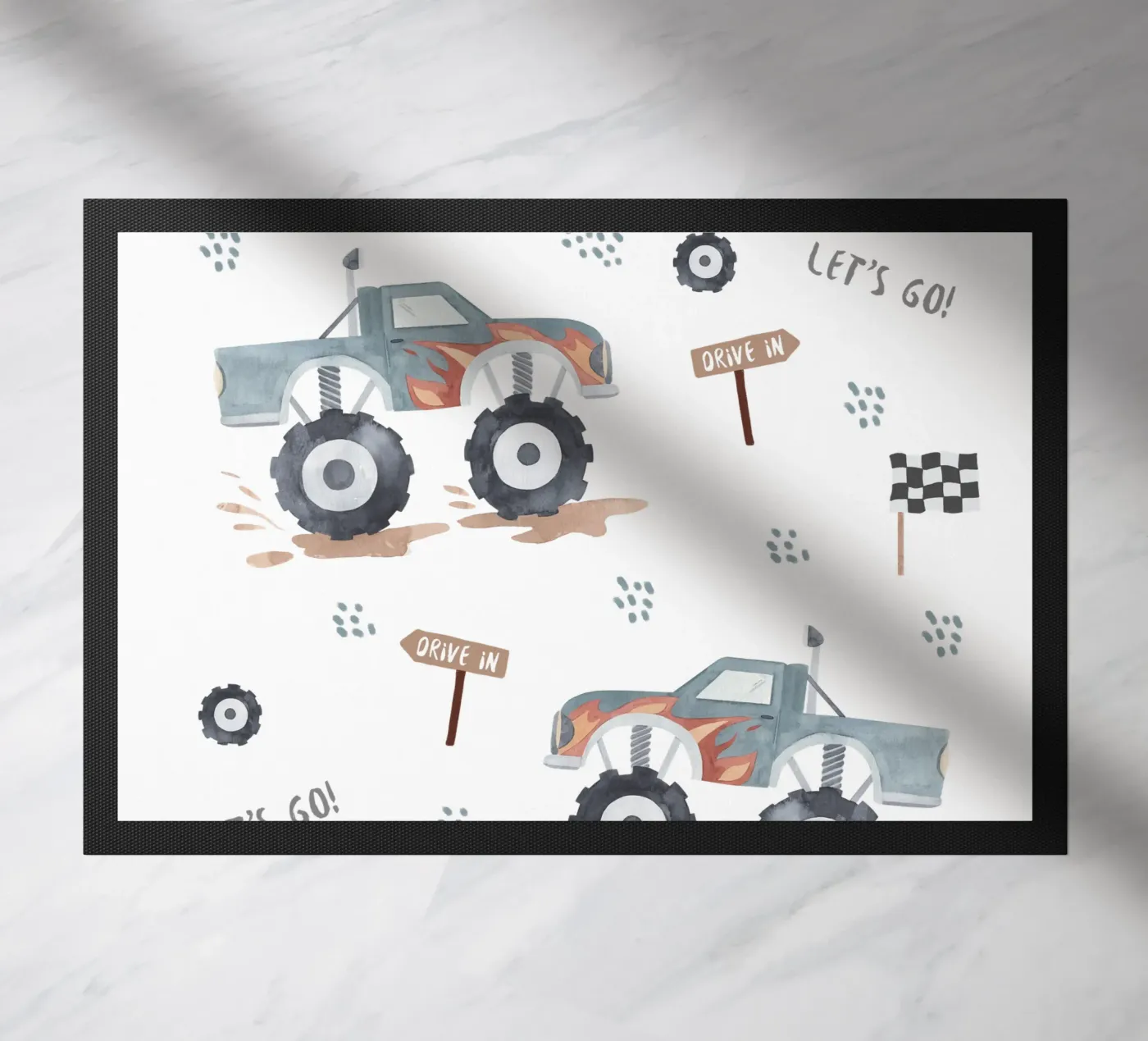 Allons-y paillasson de Sabrina Ziegenhorn