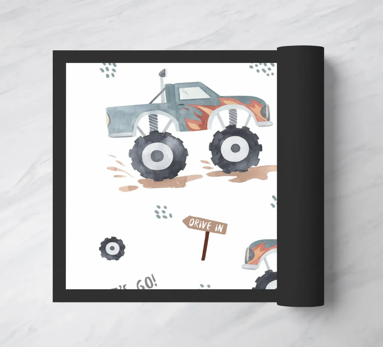 Let's go doormat by Sabrina Ziegenhorn