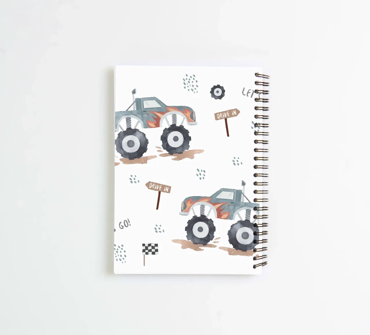 Let's go spiral notebook by Sabrina Ziegenhorn
