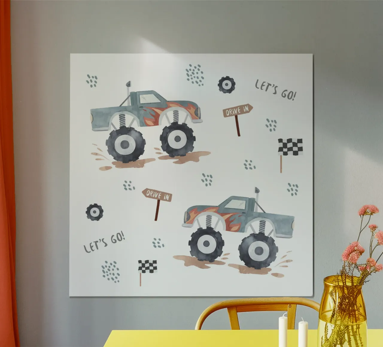 Let's go poster da Sabrina Ziegenhorn