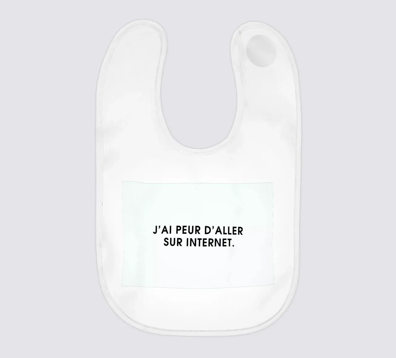 J'ai peur d'aller sur Internet - White bavaglino da Intertitres