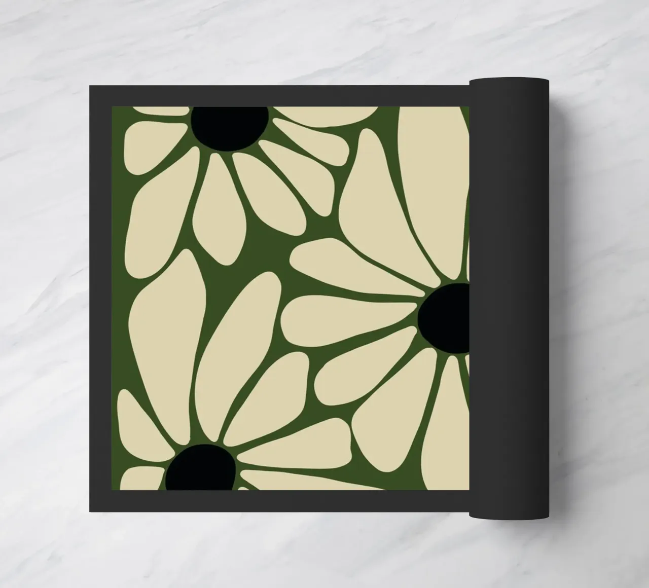 Five stylized flowers zerbino da LisaArtes