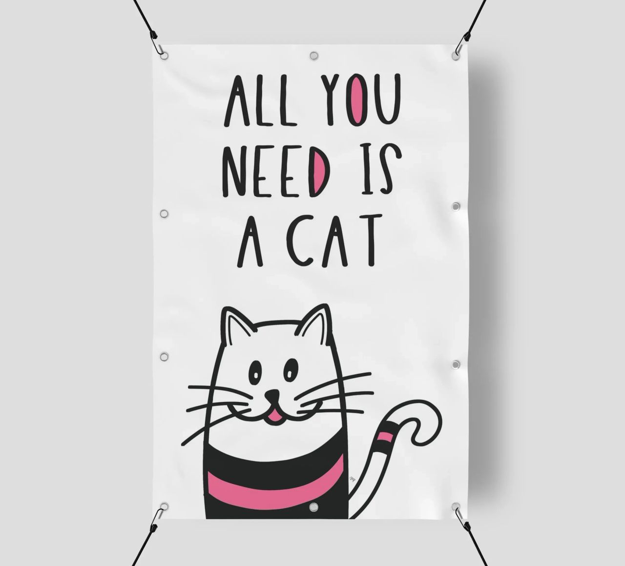 Tutto ciò che serve è una citazione di un gatto telo in pvc da Martina