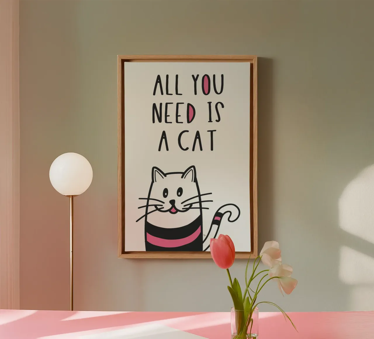 Tutto ciò che serve è una citazione di un gatto tela da Martina
