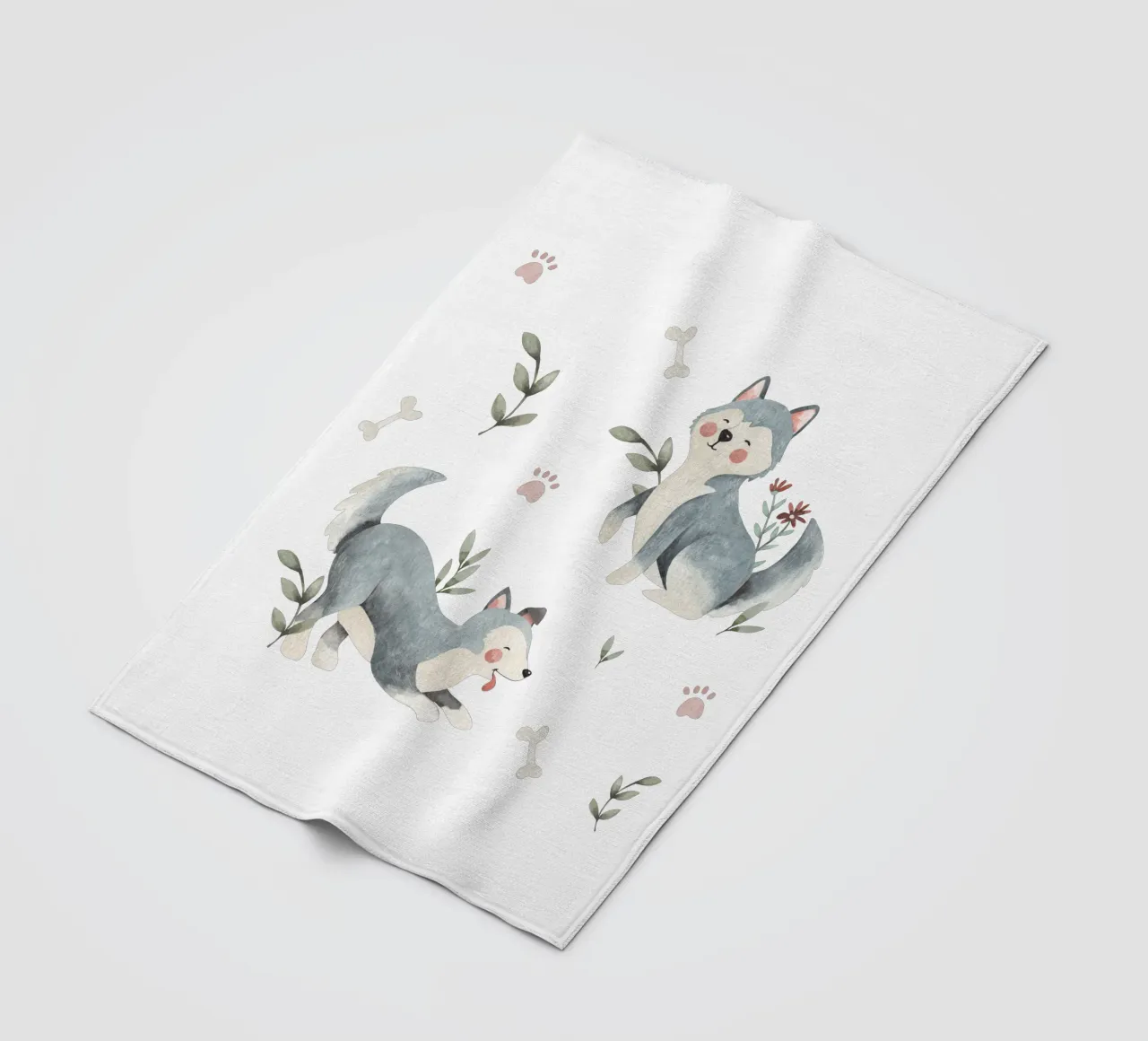 Huskies coperta in pile da Sabrina Ziegenhorn