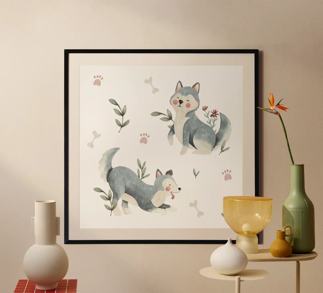 Huskies poster da Sabrina Ziegenhorn