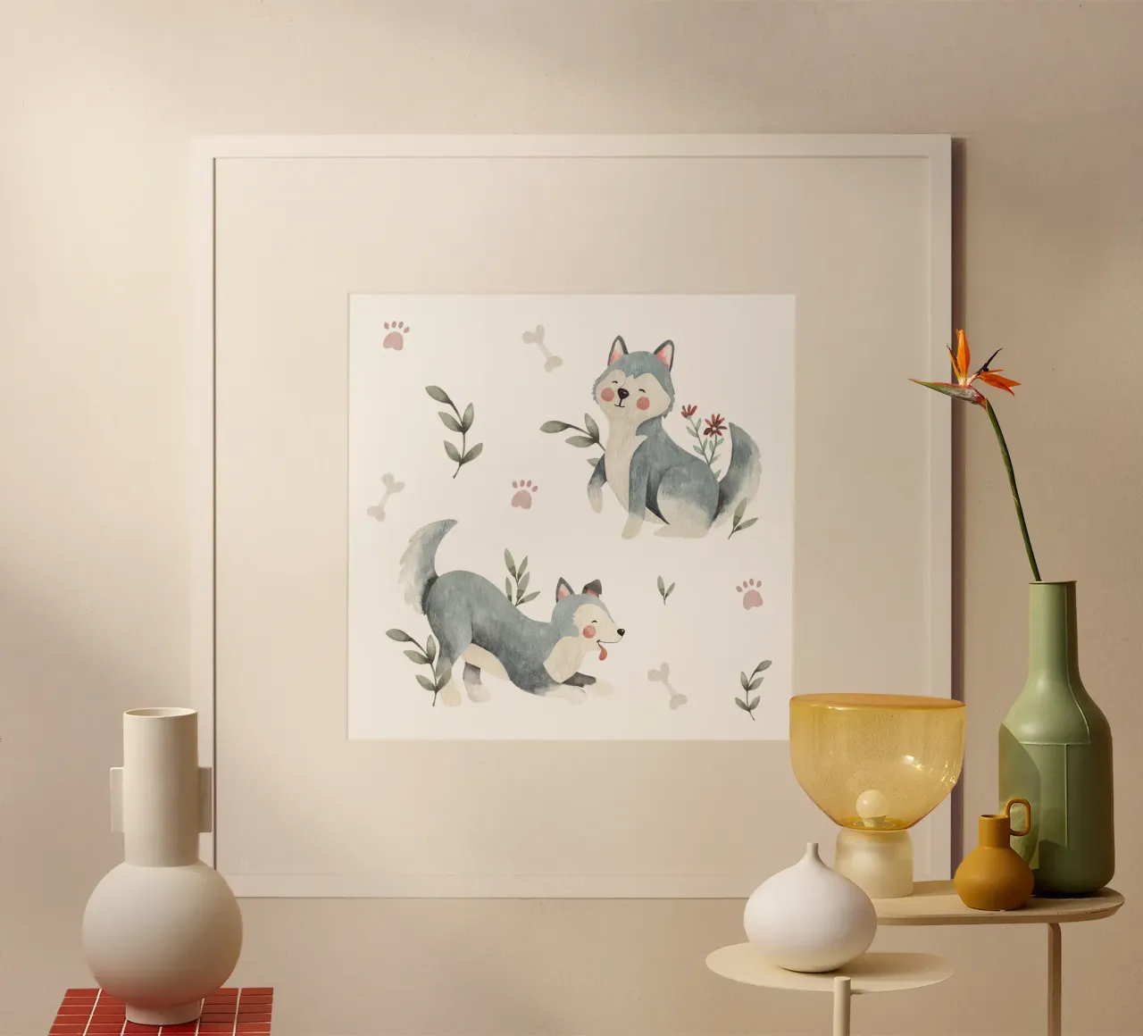 Huskies poster da Sabrina Ziegenhorn