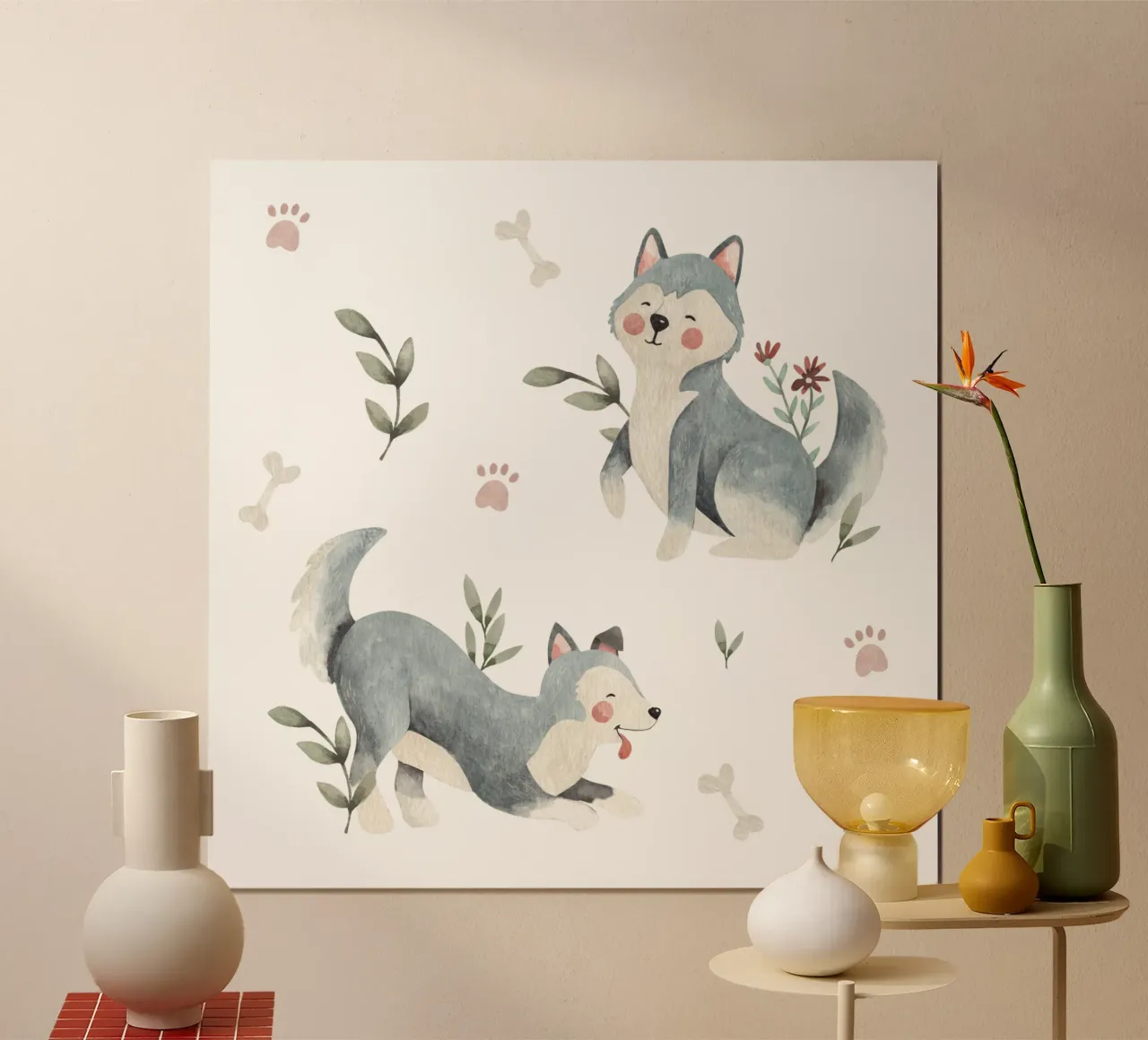 Huskies poster da Sabrina Ziegenhorn