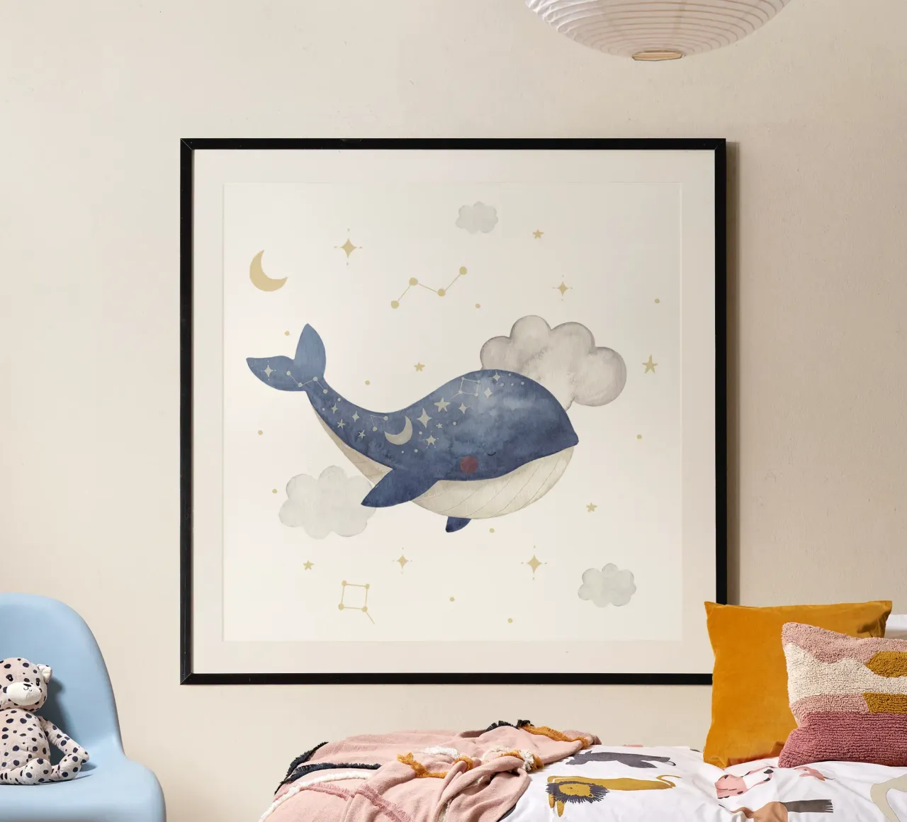 Il mondo dei sogni poster con telaio in legno da Sabrina Ziegenhorn